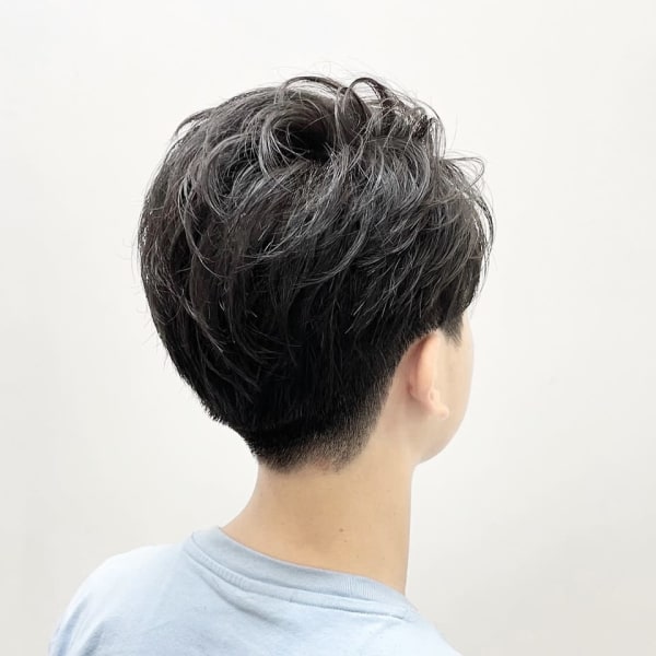 ショート×かきあげリバース