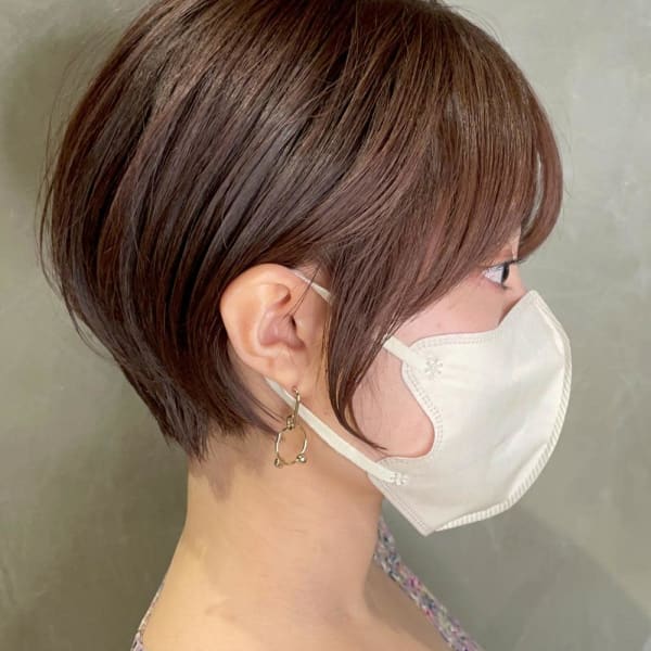 【絶壁解消◎】丸みショートボブ