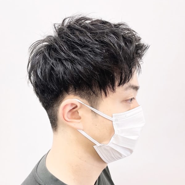 ショートアップバング×王道スタイル