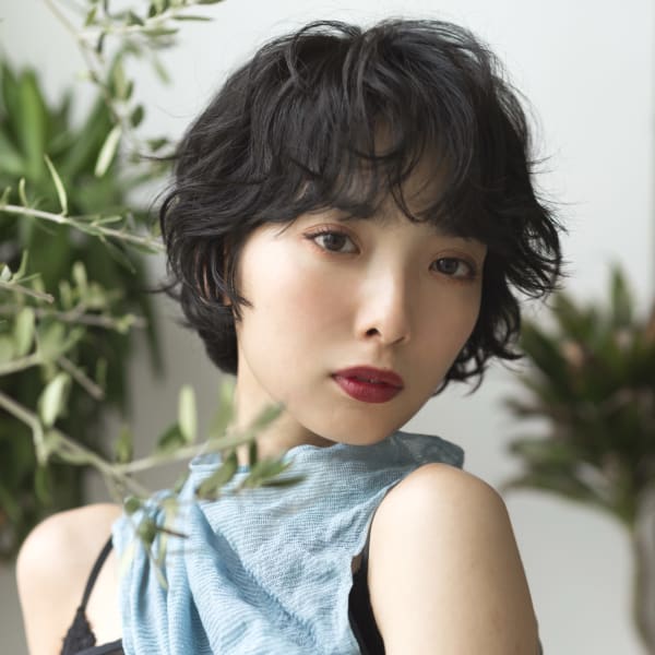 【emu井上信洋】黒髪パーマの抜け感おしゃれマッシュショート