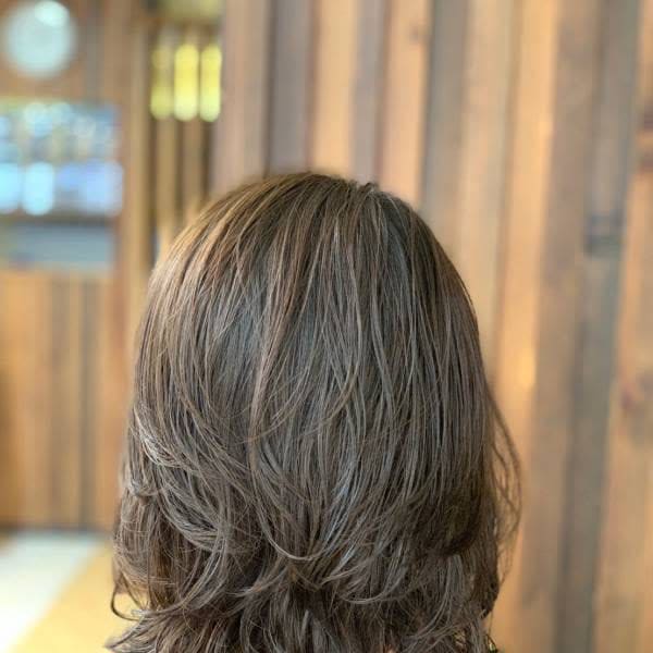 デジタルパーマ/レイヤーカット/無造作パーマ/40代50代