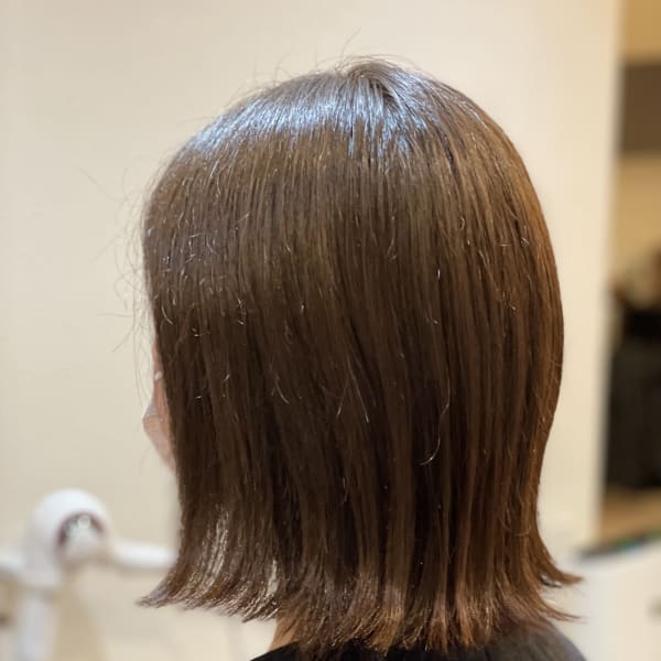 ぱつっとボブ　柔らかい質感|Hair Design Supremu