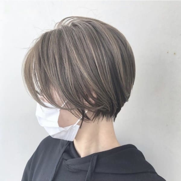 立体感が欲しい方に☆ #大人ハイライトショート