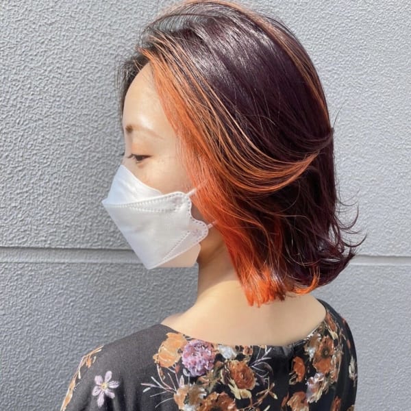 夏カラー×フェイスフレーミング