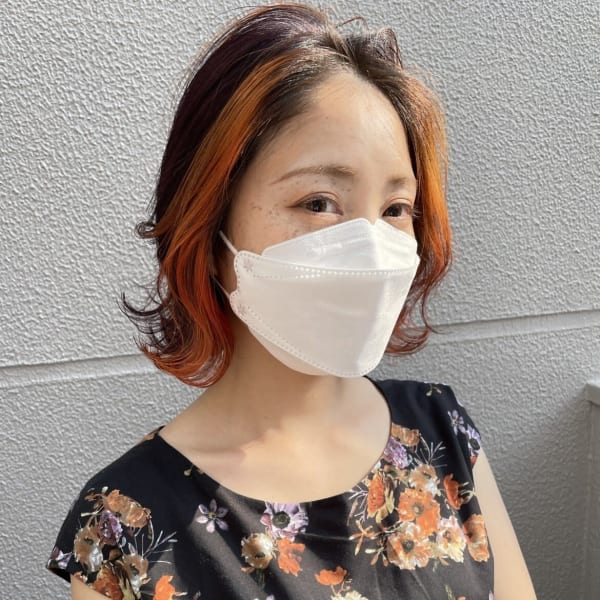 夏カラー×フェイスフレーミング