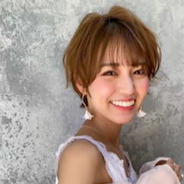 マロンベージュ Aラインボブドレスヘアかきあげロング|NeiRo 錦糸町 ショートカット 髪質改善