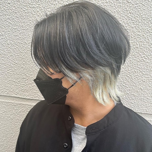 ウルフ×インナーカラー