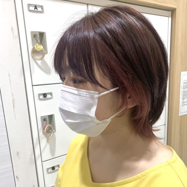 インナーカラーｘピンクアッシュ