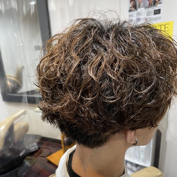(仙台美容室)メンズハードツイストスパイラルスタイル