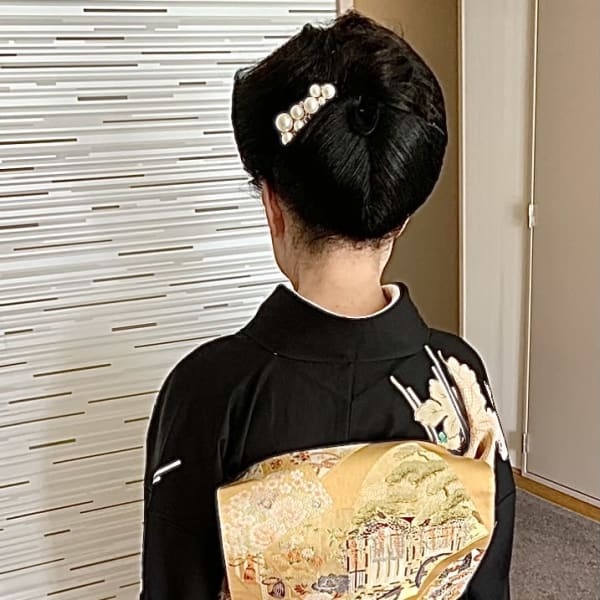 訪問着着付け&ヘアセット