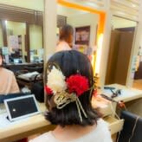 ドライフラワー×水引×ボブ