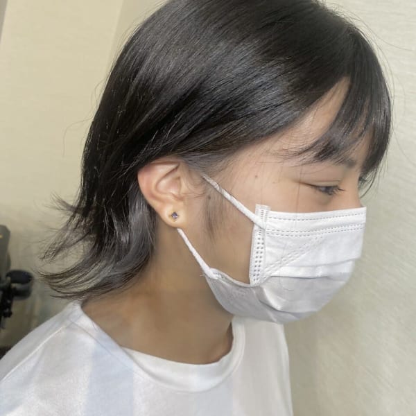 インナーカラー×シルバー