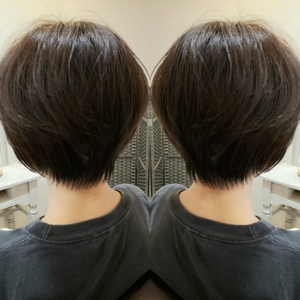 襟足美人ショート