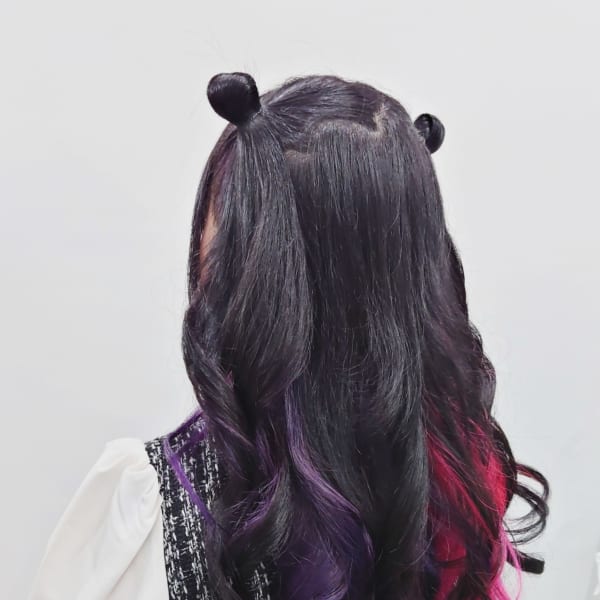 パープル&ピンクインナーカラー