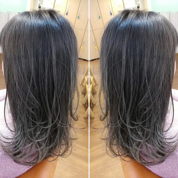 透け感ハイライト