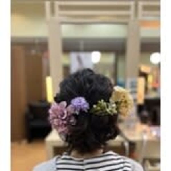 卒業式、成人式ヘアアレンジ・ヘアセット
