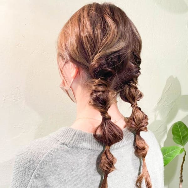 【Reir吉祥寺】*あみおろしアレンジ+ツインポニテ*