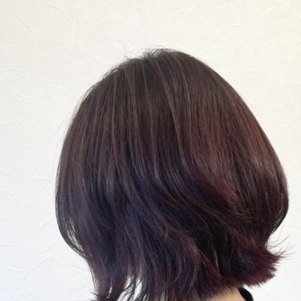 大人可愛い/ボルドーカラー/ブロッサム