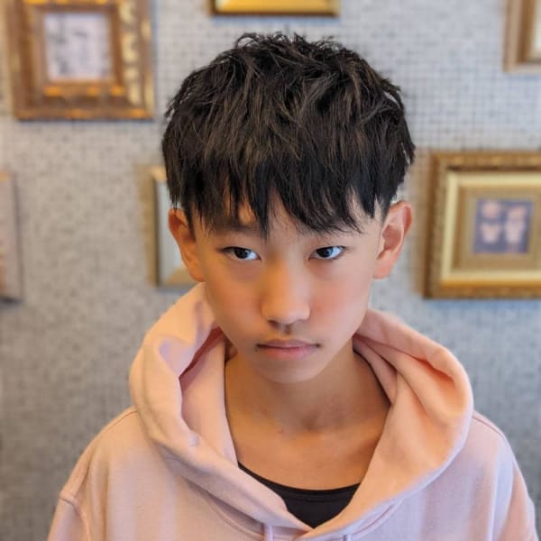 中学生カット
