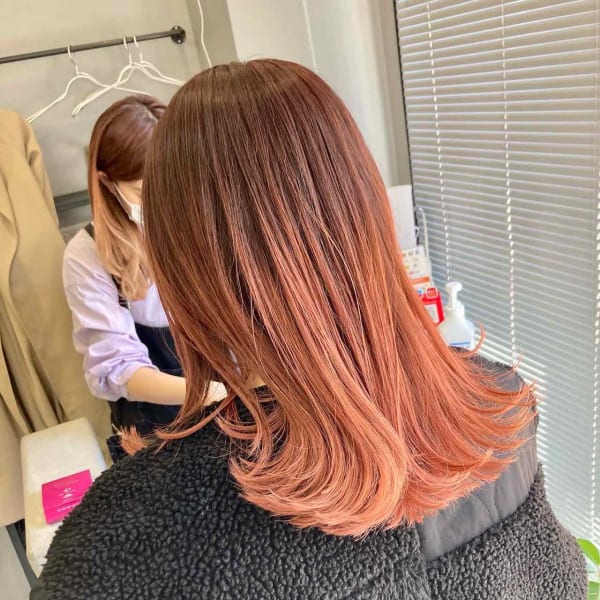 ピンクグラデーション