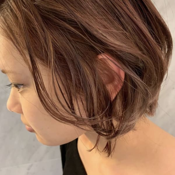 元ラインすっきりふんわりボブ