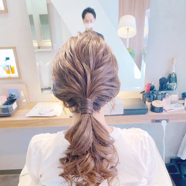 ゆるふわポニー|ヘアセットサロンLaLa rOomo STUDIO