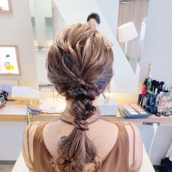 ゆるふわ玉ねぎこなれアレンジヘア