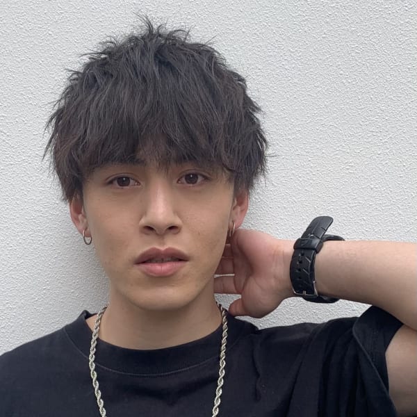 【王道マッシュ】束感パーマ