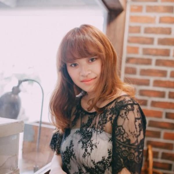 くせ毛風ロング