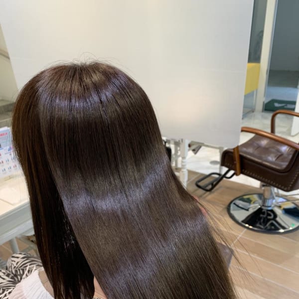 髪質改善に縮毛矯正