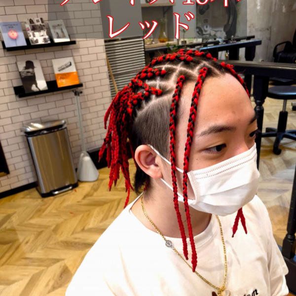 【ブレイズヘア】レッド40本