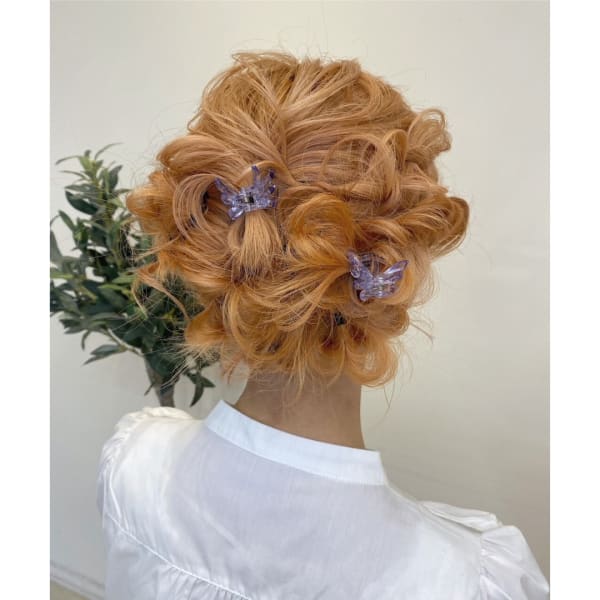 ヘアアレンジ/アップスタイル/ボブ/SARA@NANA