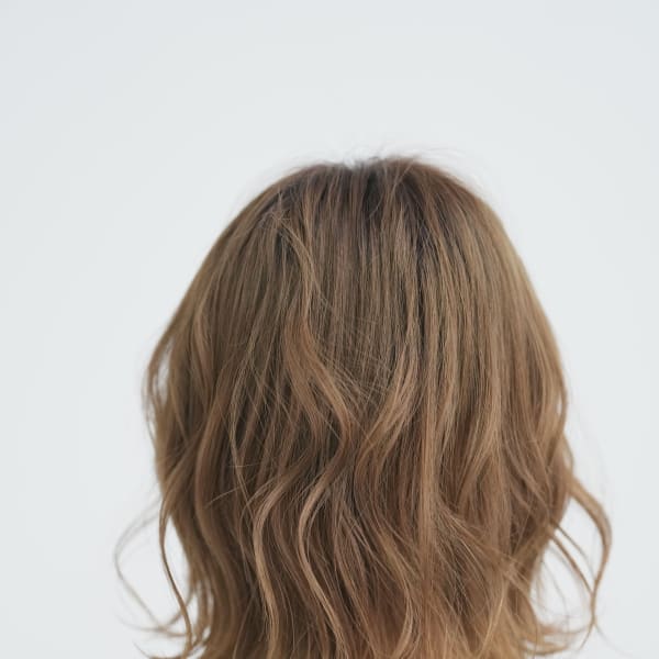 外はねボブ×シアーベージュ