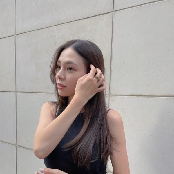 ツヤロング×グレージュ|answer BEAUTY SALON