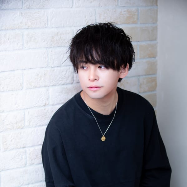 ナチュラル無造作マッシュ アッシュブラック|CHIFFON 池袋西口店