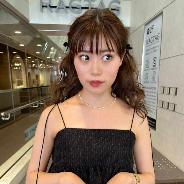 フワフワパーティーヘア