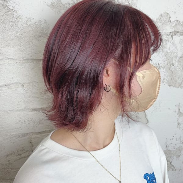 ピンクカラー10代20代12650円ダブルカラー