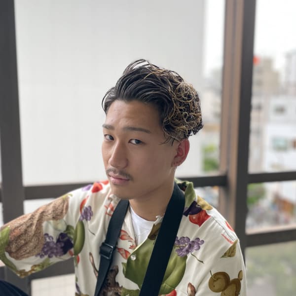 パーマ×グラデーションカラー|Stazio54 神戸 元町 三宮