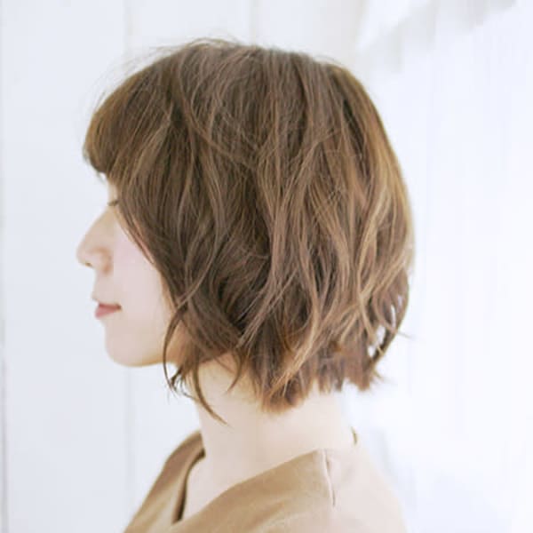 20代30代40代　イメージ自在のウルフボブ【西大寺】