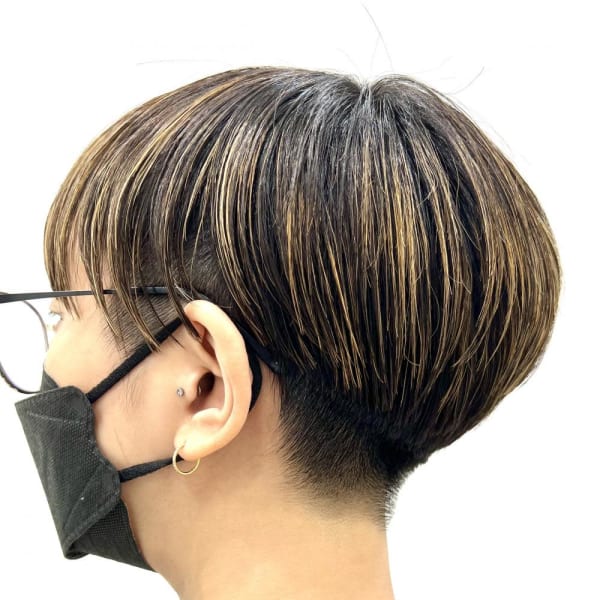 【RATIO 国分寺 渡邊陽平】ハイライト刈りマッシュ!