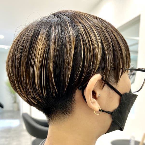 【RATIO 国分寺 渡邊陽平】ハイライト刈りマッシュ!2