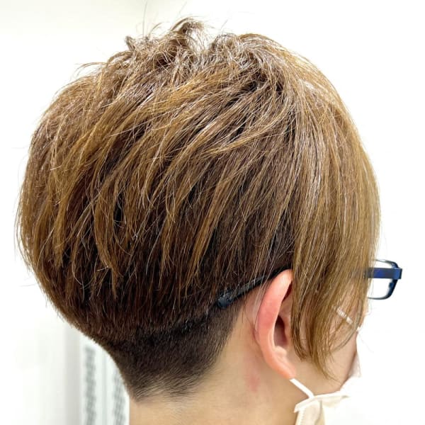 【RATIO 国分寺 渡邊陽平】刈り上げ白髪ぼかしアシメ!4