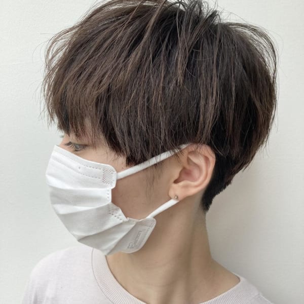 美髪/大人かわいい/こなれミディ/サンドベージュ