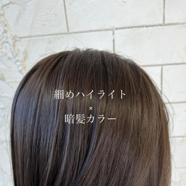 透け感欲しい方は【暗髪】×【ハイライト】|archange by anyhow 川口駅東口