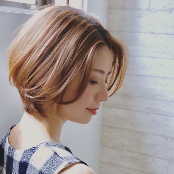 大人かわいいヘア×ナチュラルなショートヘア|epilogue