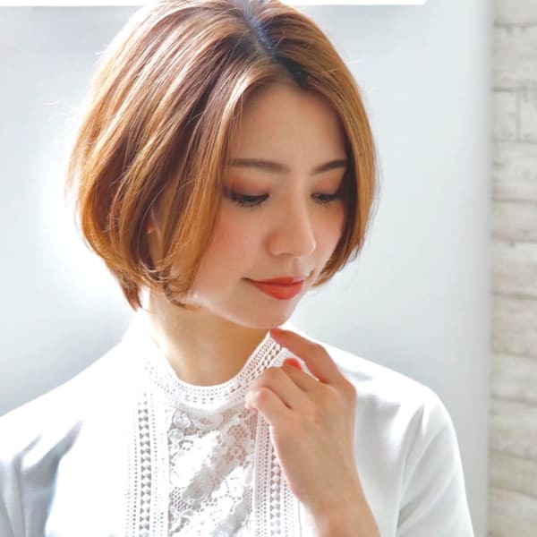 大人かわいいヘア☆前下がりボブ|epilogue