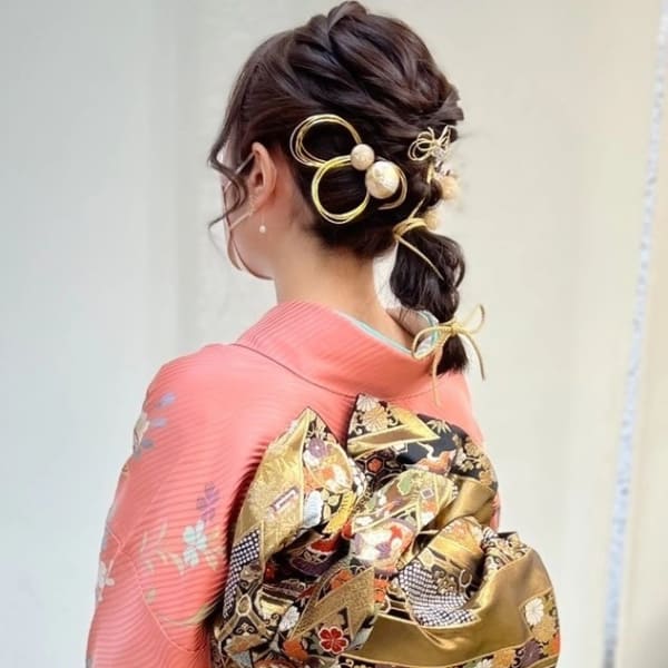 華やか振袖着付けセット