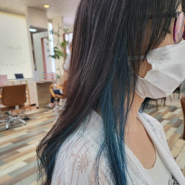 インナーカラー×レイヤーカット