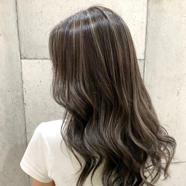 Rumor ×【大人ハイライト、ホワイトグレージュ】