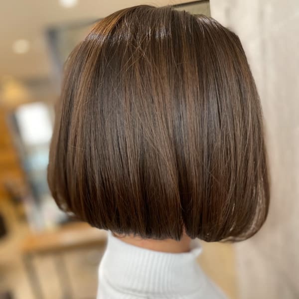 甲子園口/髪質改善/白髪染め/ショート/酸性ストレート